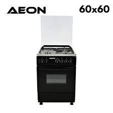 AEON Gas Cooker 6060 3 Gas Burner+1 Electric burner