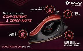 Bajaj Majesty One Dry Iron
