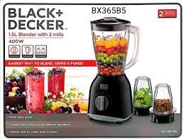 Black+Decker 400W Blenders with 2 Grinders (BX365-B5)
