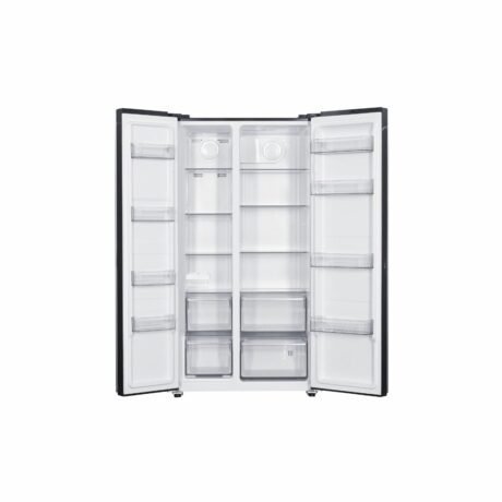 Bruhm 436L Refridgerator Black Glass door (BFX-436ENG)