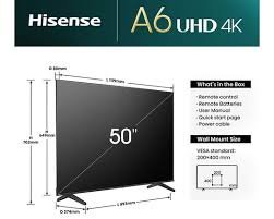 Hisense 50-Inch A6N 4K UHD Smart TV