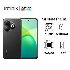 Infinix Smart 10HD (64GB ROM + 2GB RAM)