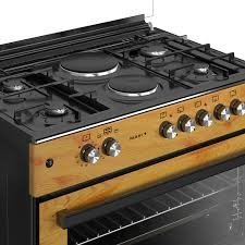 Maxi Gas Cooker 60×90 CM (4+2) Burners Wood