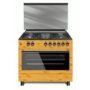 Maxi Gas Cooker 60x90 CM (4+2) Burners Wood