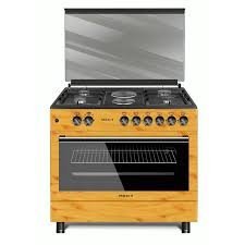 Maxi Gas Cooker 60×90 CM (4+2) Burners Wood