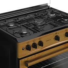 Maxi Gas Cooker 6090 CM (5) Burners Wood