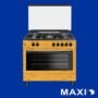 Maxi Gas Cooker 6090 CM (5) Burners Wood