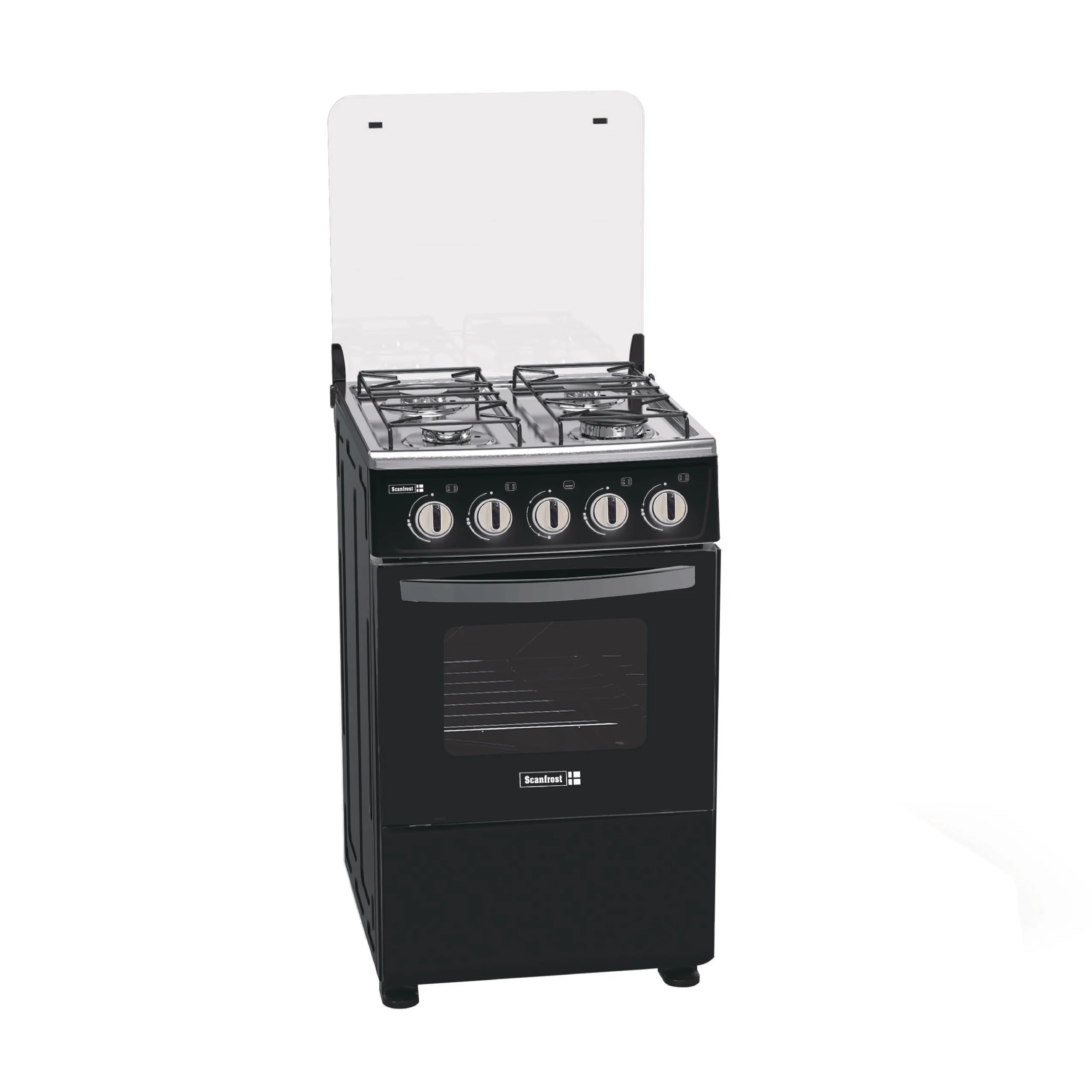 Scanfrost SFC5401S Gas Cooker – 4 Gas Burners