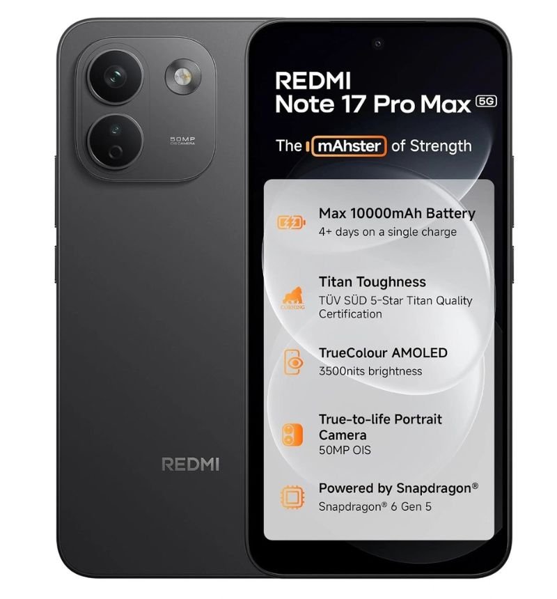REDMI NOTE 17 PRO MAX 5G [ 8+512GB]